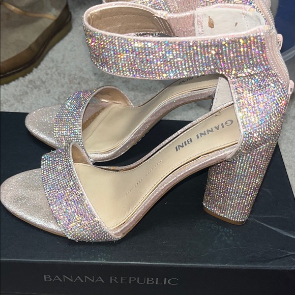 Gianni Bini Multicolor Glitter Heels - Picture 3 of 7